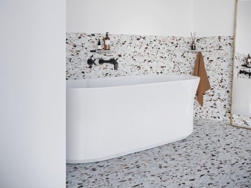 Polc Slim S, fekete/króm