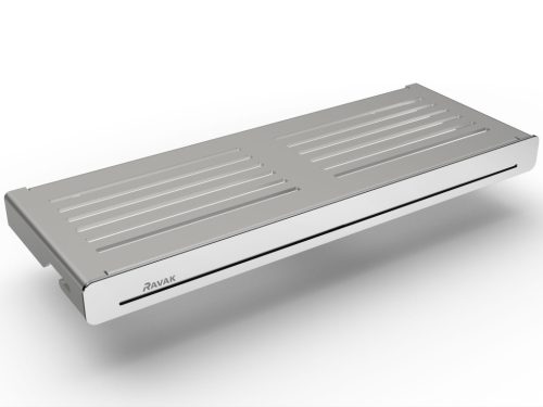 Polc Slim S, szatén/króm