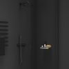 Ravak Esőztető zuhanyfej köralakú, 250 mm 980.20BLM, Black Matt X07P675