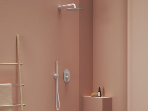 Ravak Esőztető zuhanyfej köralakú, 250 mm 980.10WV, White Velvet X07P687