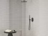 Ravak Zuhanygégecső 150 cm műanyag 913.22GB, Graphite Brushed X07P695