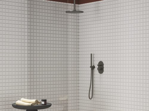 Ravak Esőztető zuhanyfej köralakú, 250 mm 980.20GB , Graphite Brushed X07P699