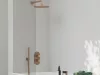 Ravak Fali csatlakozó zuhanyfejhez 702.61RGB, Rose Gold Brushed X07P712