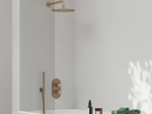 Ravak Fali csatlakozó zuhanyfejhez 702.61RGB, Rose Gold Brushed X07P712