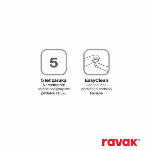 Ravak Espirit vízfeltöltő falikar kádhoz ES 027.60RGB, Rose Gold Brushed X07P801