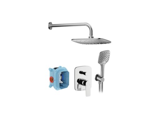 Ravak Classic falsík alatti zuhanyszett CL 091.00CR.O2.RB070, króm X07S016