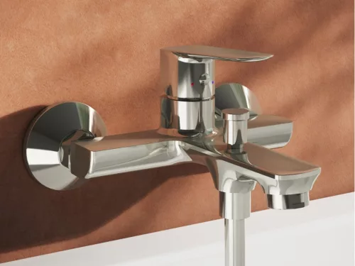 Life fali kádcsaptelep, szettel, chrom LF 022.00CR+S