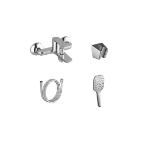 Classic fali kádcsaptelep, szettel, króm CL 022.00CR+S