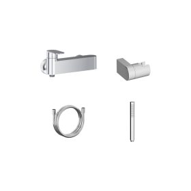   Chrome fali zuhanycsaptelep szettel, króm CR II 032.00CR CR+S