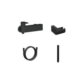   Chrome fali zuhanycsaptelep szettel, matt fekete CR II 032.20BL+S