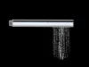 Chrome fali zuhanycsaptelep szettel, matt fekete CR II 032.20BL+S