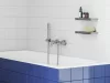 Espirit fali kádcsaptelep szettel, króm ES 022.00CR+S