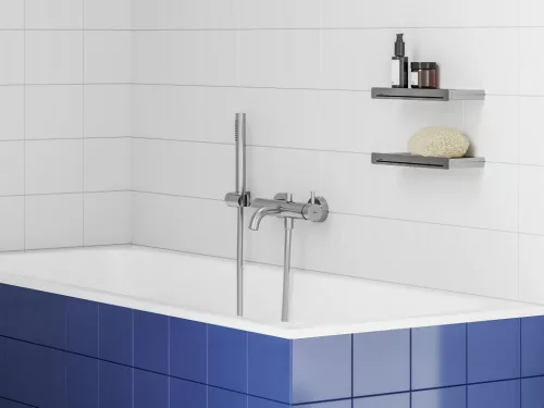 Espirit fali kádcsaptelep szettel, króm ES 022.00CR+S