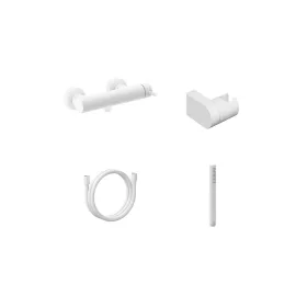 Espirit fali zuhanycsaptelep szettel, fehér ES 032.10WV+S