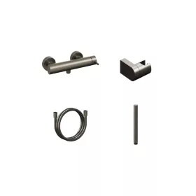 Espirit fali zuhanycsaptelep szettel, grafit ES 032.20GB+S