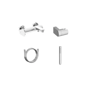 Eleganta fali kádcsaptelep szettel, króm EL 022.00CR+S