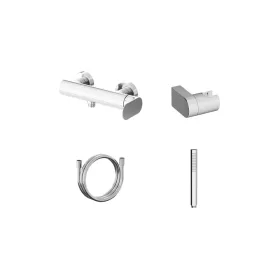   Eleganta fali zuhanycsaptelep szett nélkül, króm EL 032.00CR+S