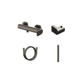   Eleganta fali zuhanycsaptelep szett nélkül, grafit EL 032.20GB+S