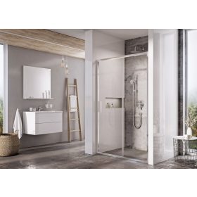 Blix Slim BLSDP2-110 zuhanyajtó krómhatású+transparent