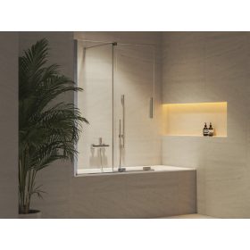 ROVS2 100 kádparaván krómhatású+transparent