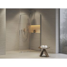 ROWI 120 zuhanykabin krómhatású+transparent