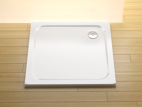 Ravak Perseus Pro Chrome 90x90 zuhanytálca fehér XA047701010