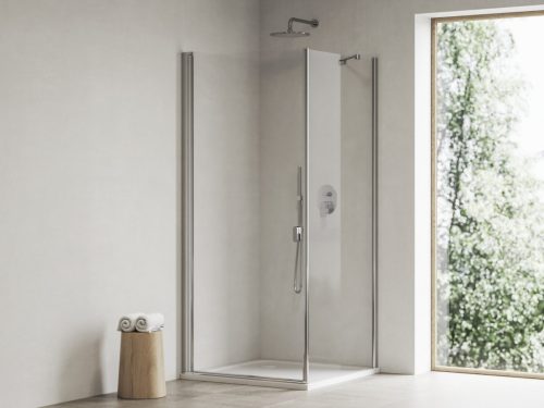 Ravak Perseus Pro Chrome 90x90 zuhanytálca fehér XA047701010