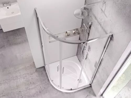 Ravak Elipso Pro 100 zuhanytálca fehér XA23AA01010