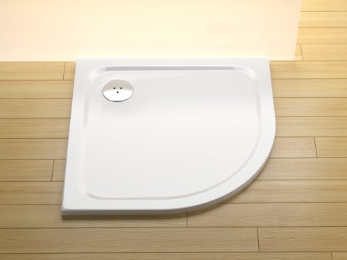 Ravak Chrome Elipso Pro 80 zuhanytálca fehér XA244401010