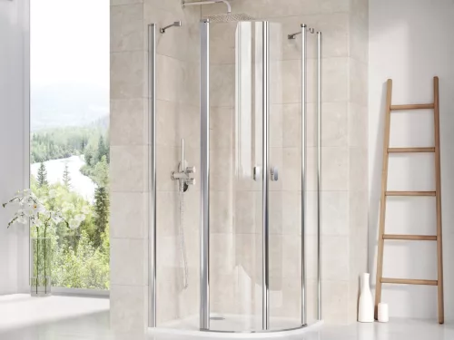 Ravak Chrome Elipso Pro 90 zuhanytálca fehér XA247701010