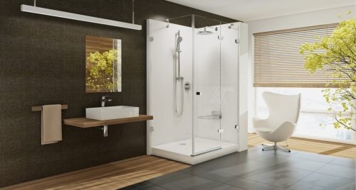 Ravak Gigant Pro 100x80 SET jobb előlap (fehér) XA83AP01010