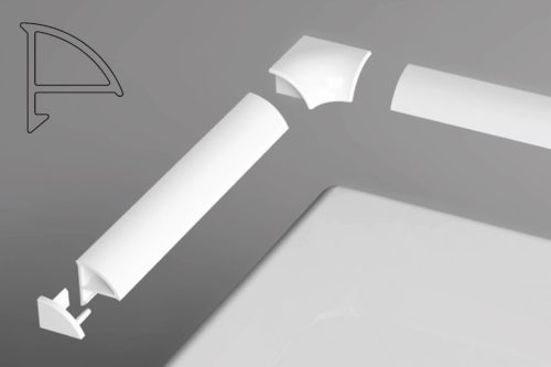 Ravak Vízvető léc 6 / 1100 (fehér) XB441100001