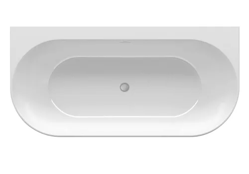 Ravak Freedom Wall 166x80 akrilkád, fehér, króm lefolyó XC00100024