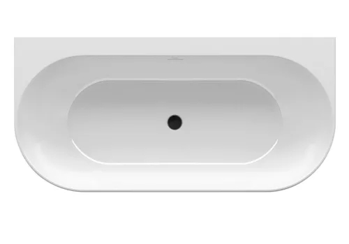 Ravak Freedom Wall 166x80 akrilkád, fehér, króm lefolyó XC00100024