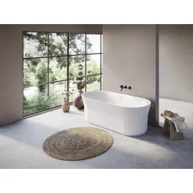   Ravak Ypsilon 180x80 akrilkád, fehér szabadonálló, króm lefolyó XC00100026