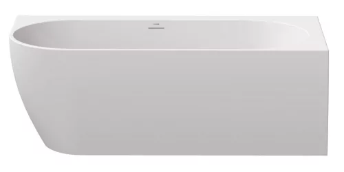 Ravak Freedom Corner 170x80 akrilkád, jobb, fehér, króm túlfolyóval XC00100040