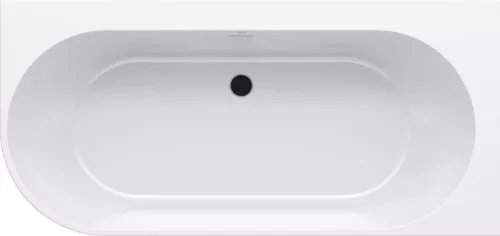 Ravak Freedom Corner 170x80 akrilkád, jobb, fehér, króm túlfolyóval XC00100040