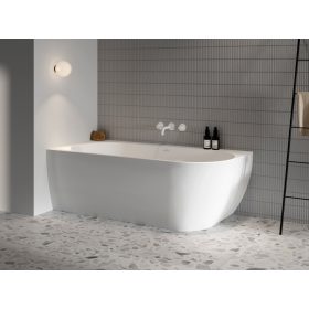   Ravak Freedom Corner 170x80 akrilkád, bal, fehér, króm túlfolyóval XC00100041