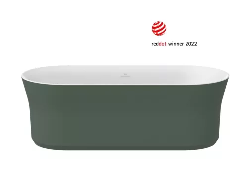 Ravak Ypsilon 180x80, akrilkád, Grey Green/fehér, szabadonálló, fehér lefolyó XC00100052