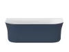 Ravak Ypsilon Wall 178x86, akrilkád, Deepsea Blue/fehér, szabadonálló, fehér lefolyó XC00100070