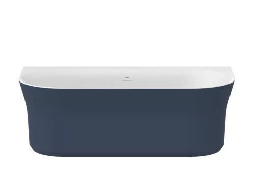 Ravak Ypsilon Wall 178x86, akrilkád, Deepsea Blue/fehér, szabadonálló, fehér lefolyó XC00100070