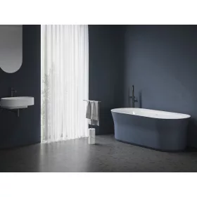   Ravak Ypsilon 180x80, akrilkád, Deepsea Blue/fehér, szabadonálló, fehér lefolyó XC00100071