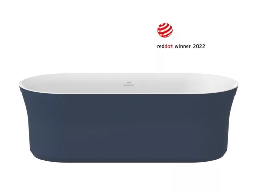 Ravak Ypsilon 180x80, akrilkád, Deepsea Blue/fehér, szabadonálló, fehér lefolyó XC00100071