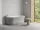 Ravak Ypsilon Wall 178x86, akrilkád, Smoke Grey/fehér, szabadonálló, fehér lefolyó XC00100077