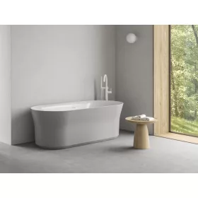   Ravak Ypsilon 180x80, akrilkád, Smoke Grey/fehér, szabadonálló, fehér lefolyó XC00100078