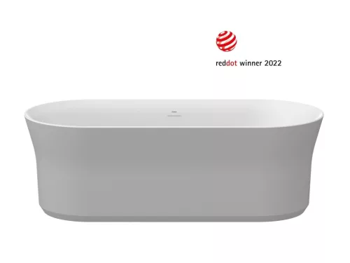 Ravak Ypsilon 180x80, akrilkád, Smoke Grey/fehér, szabadonálló, fehér lefolyó XC00100078