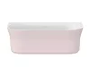 Ravak Ypsilon Wall 178x86, akrilkád, Alabaster Pink/fehér, szabadonálló, fehér lefolyó XC00100084