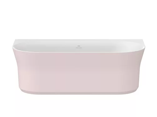 Ravak Ypsilon Wall 178x86, akrilkád, Alabaster Pink/fehér, szabadonálló, fehér lefolyó XC00100084