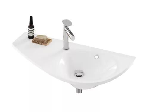 Ravak Avocado mosdó bal fehér, furattal XJ1L1100000