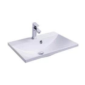 Ravak Flat 60 mosdó fehér, nyílással XJP01160000
